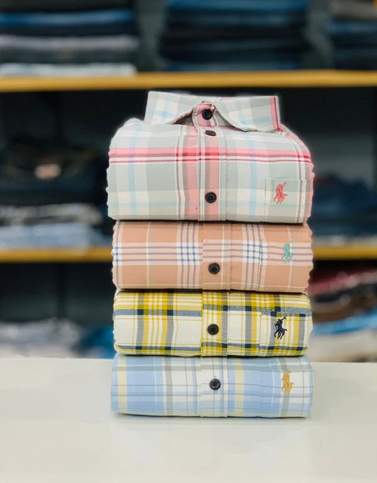 Premium Checked Casual Shirts Combo (Pack of 4) | CombrixMen™ Smart Fit Collection