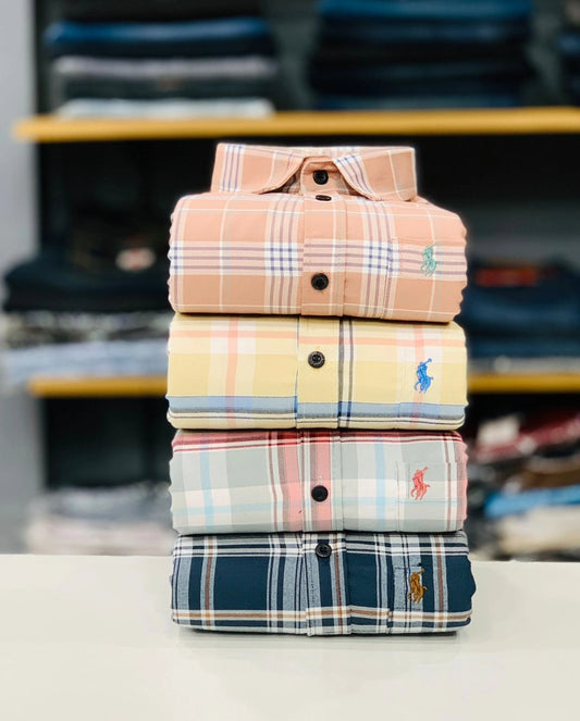 Premium Checked Casual Shirts Combo (Pack of 4) | CombrixMen⢠Smart Fit Collection