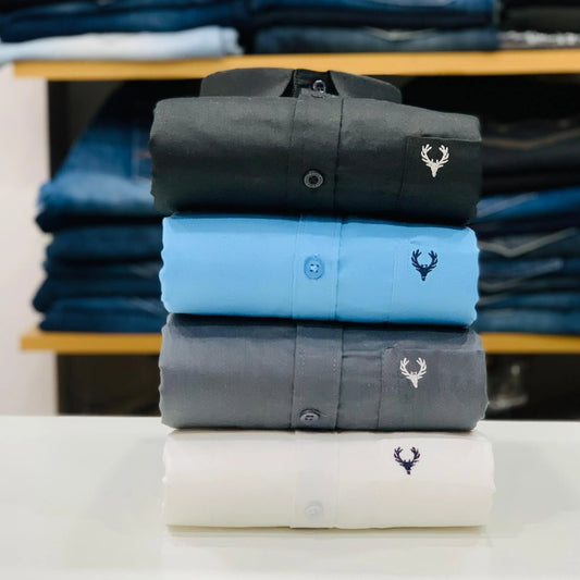 Premium Checked Casual Shirts Combo (Pack of 4) | CombrixMen™ Smart Fit Collection