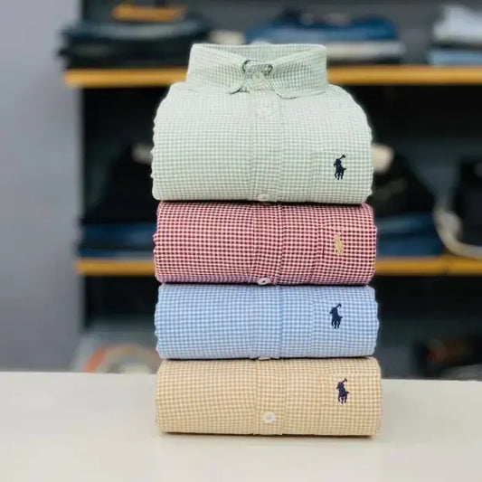 Premium Checked Casual Shirts Combo (Pack of 4) | CombrixMen™ Smart Fit Collection