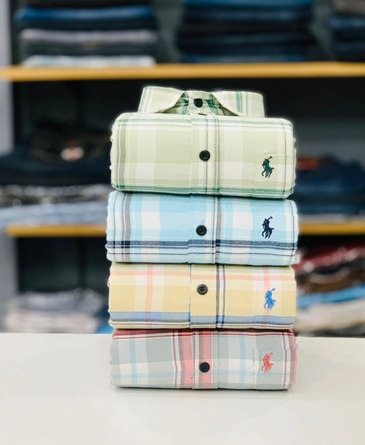 Premium Checked Casual Shirts Combo (Pack of 4) | CombrixMen™ Smart Fit Collection